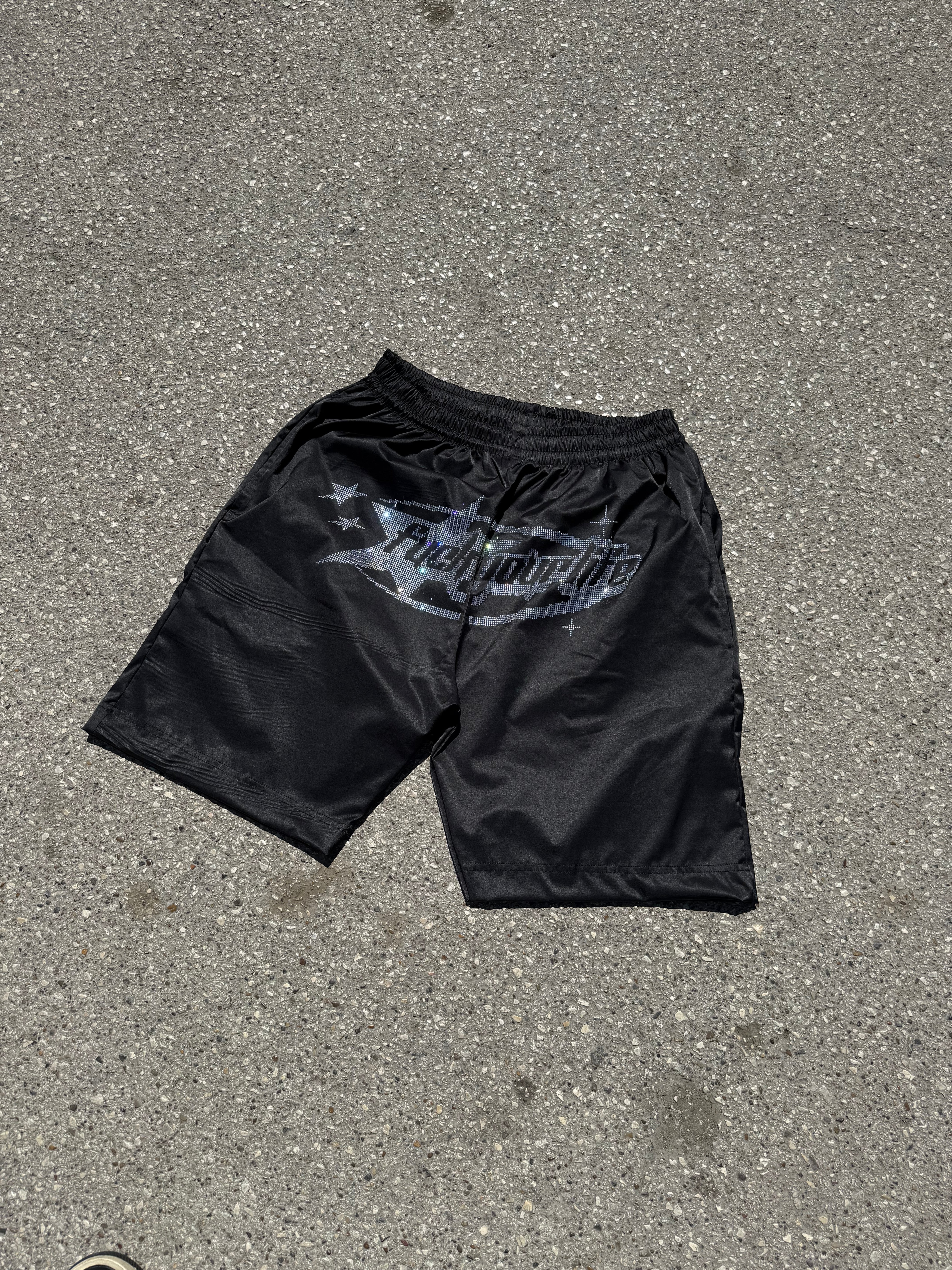 Pantaloncino Brillantinato Black