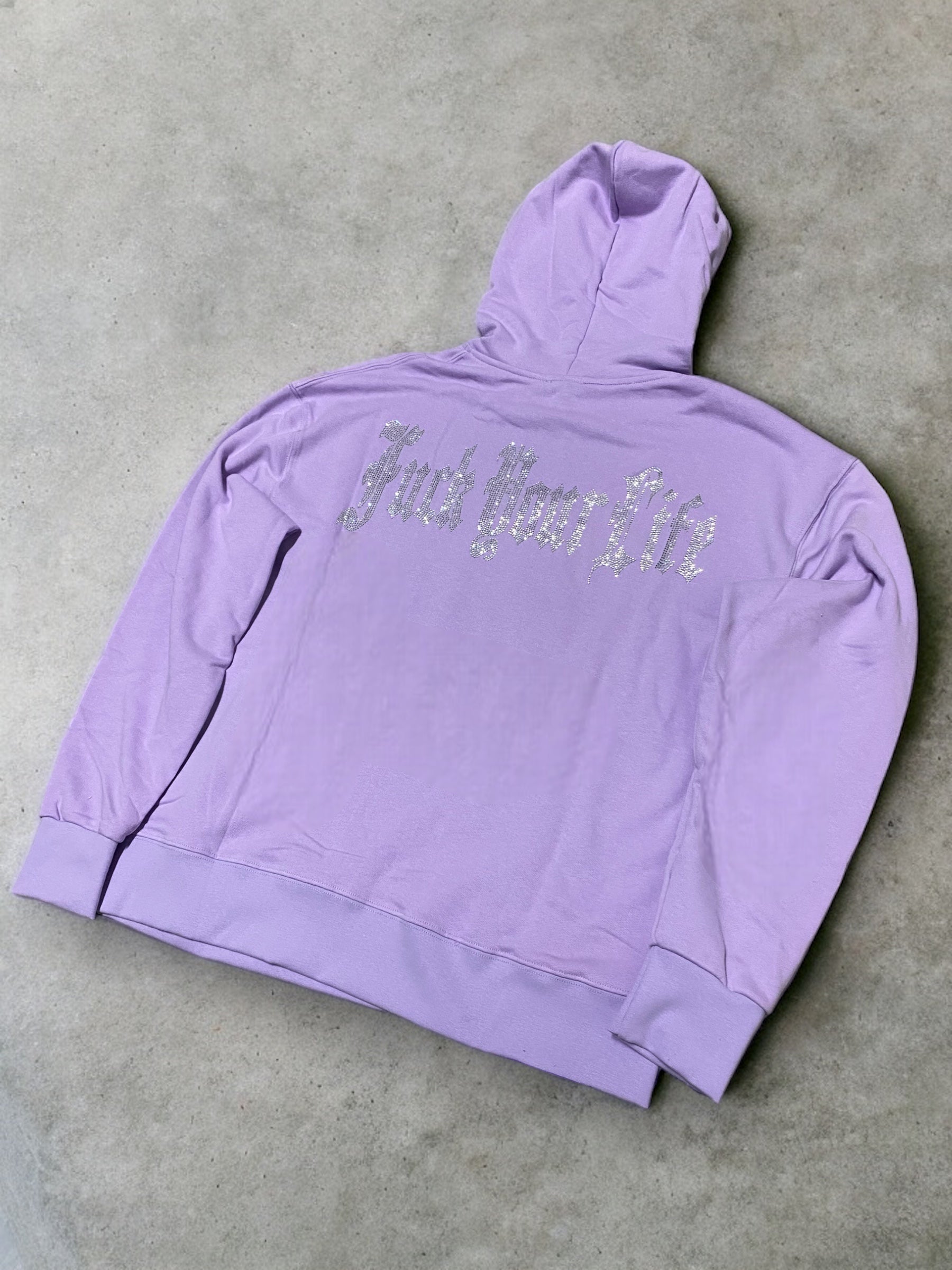 Hoodie Limited Edition Lilla Strass FYL - 002101