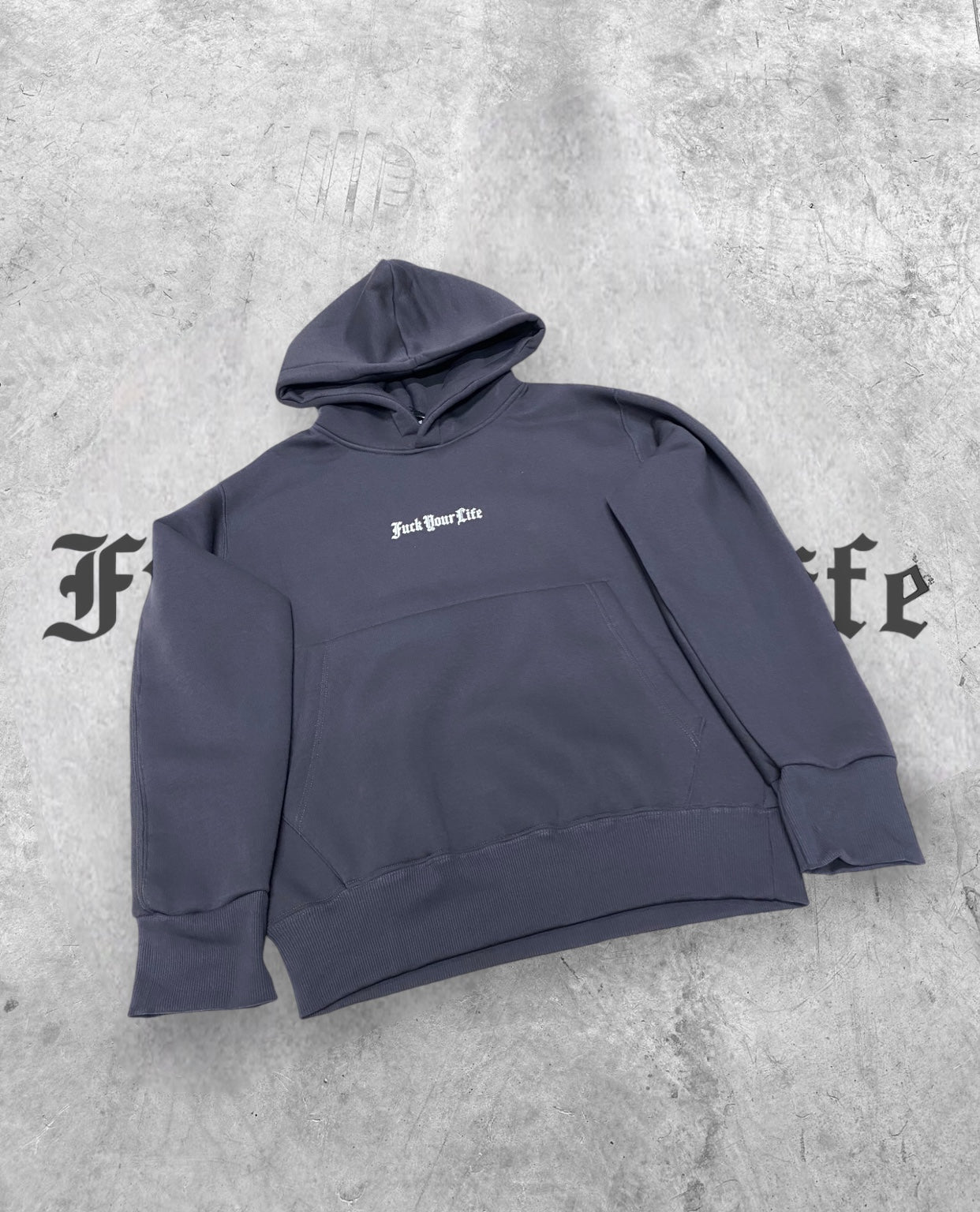 Hoodie Spray Smoke Cappuccio