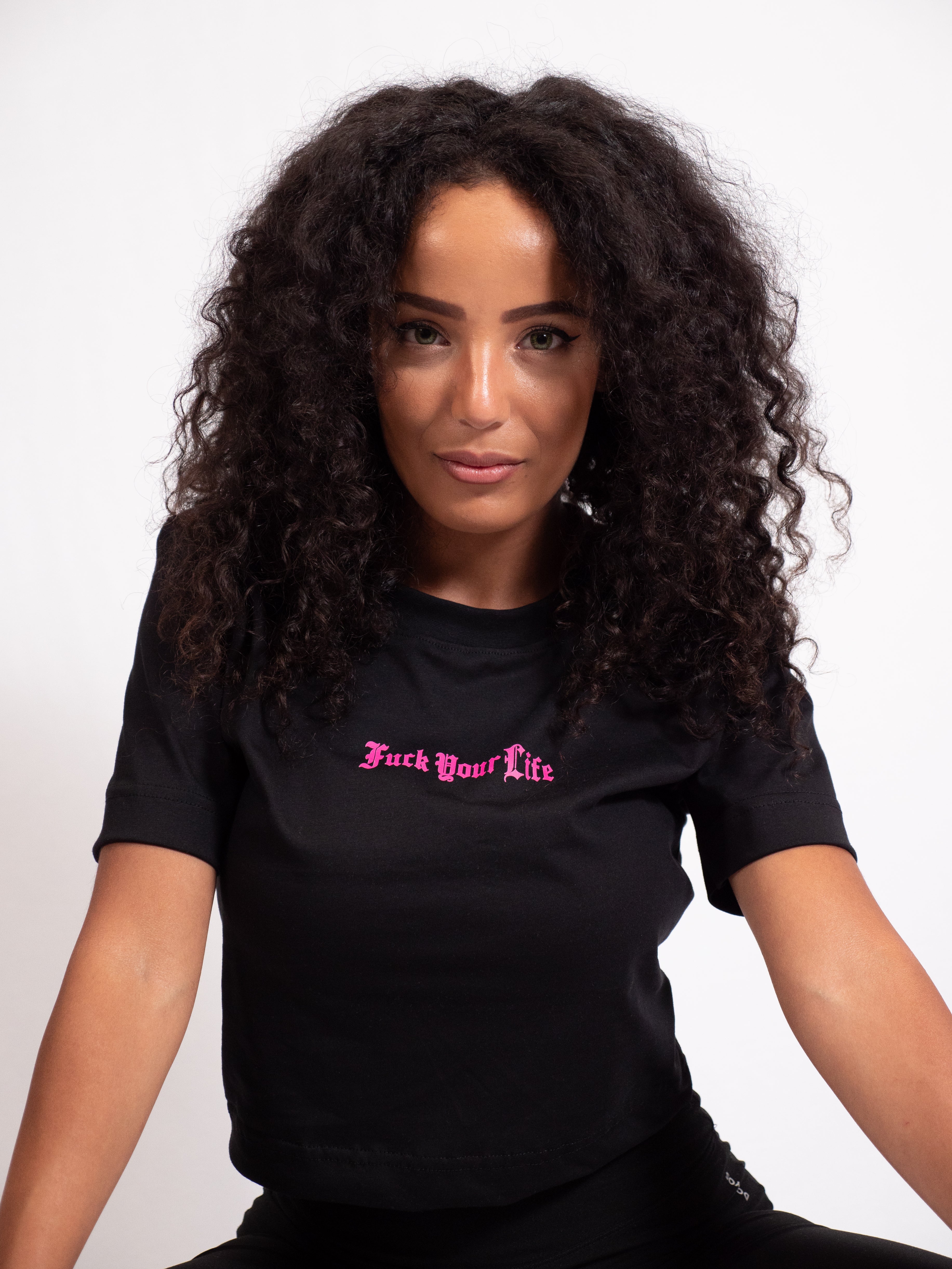 T-shirt corta da donna nero Art. TS001201