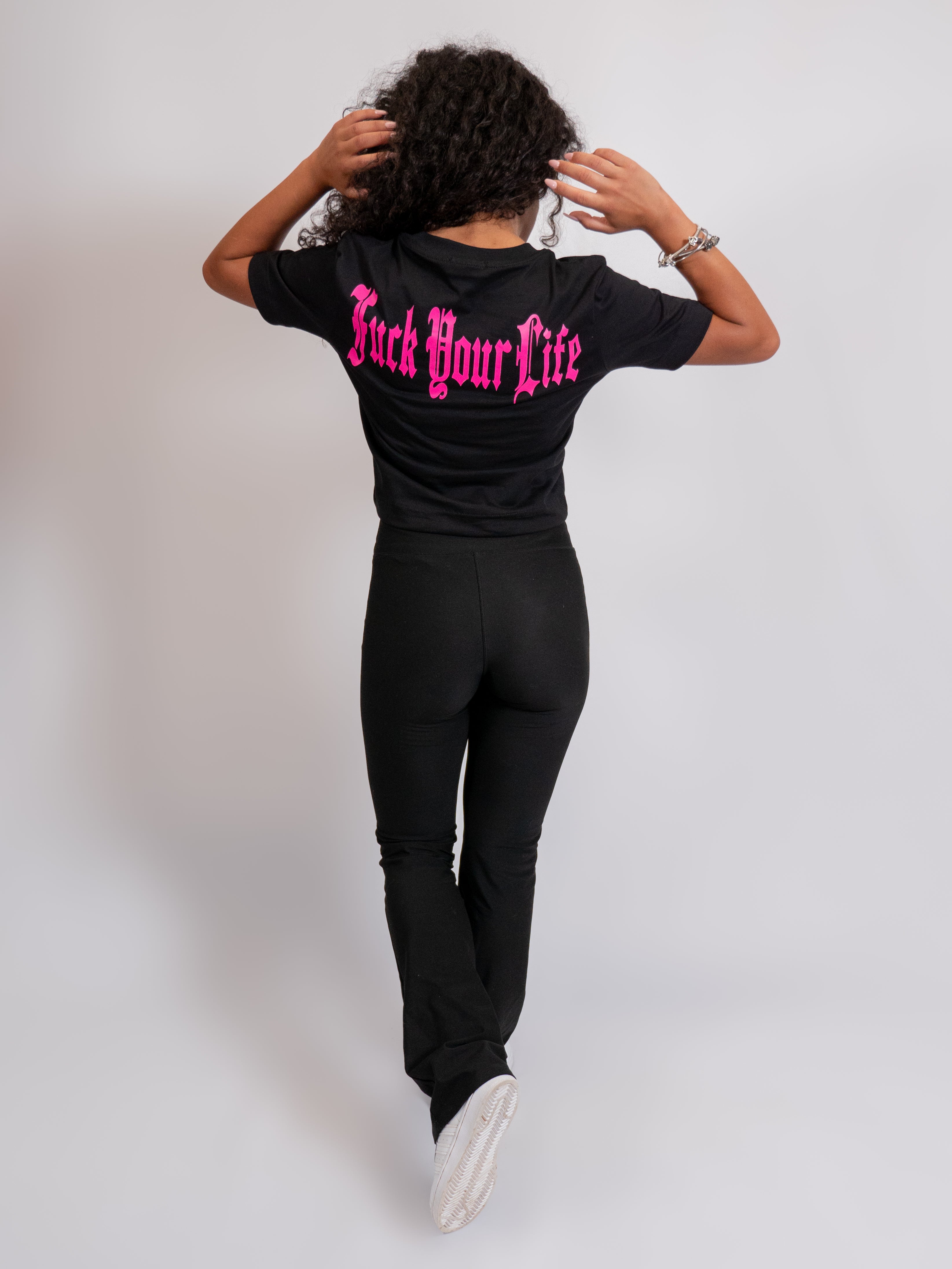 T-shirt corta da donna nero Art. TS001201