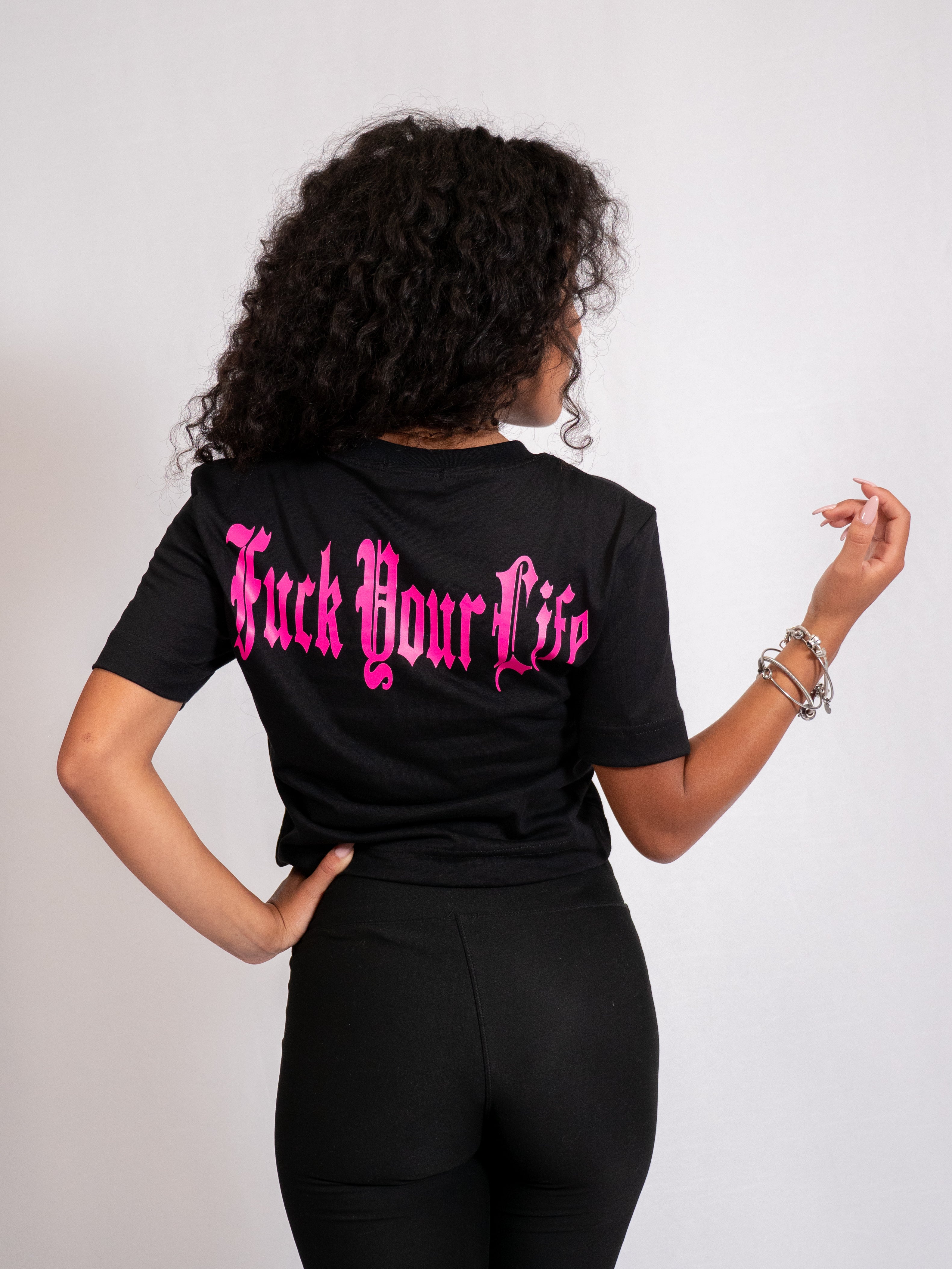 T-shirt corta da donna nero Art. TS001201