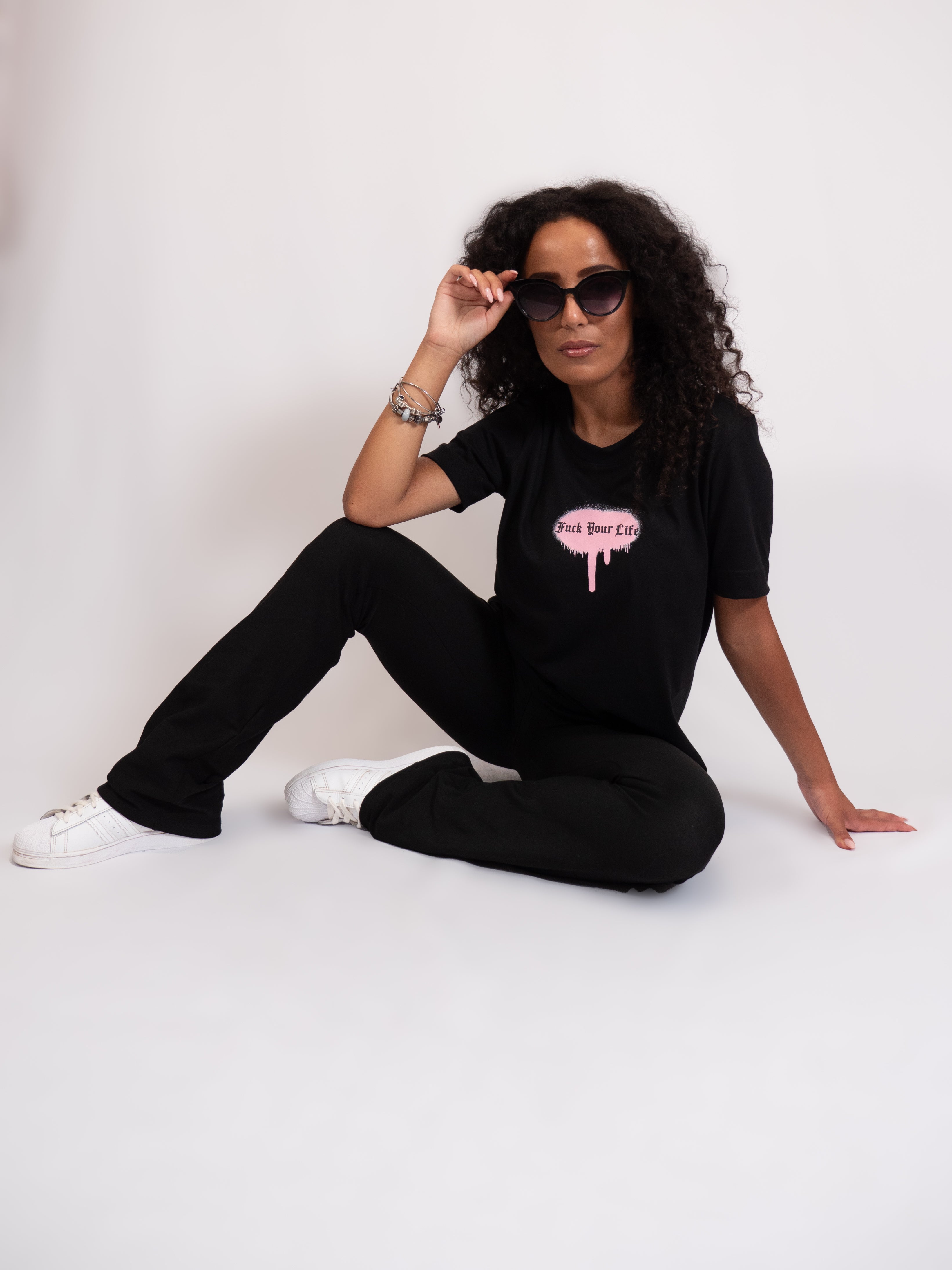 Schwarzes Damen-T-Shirt Art. TS001201