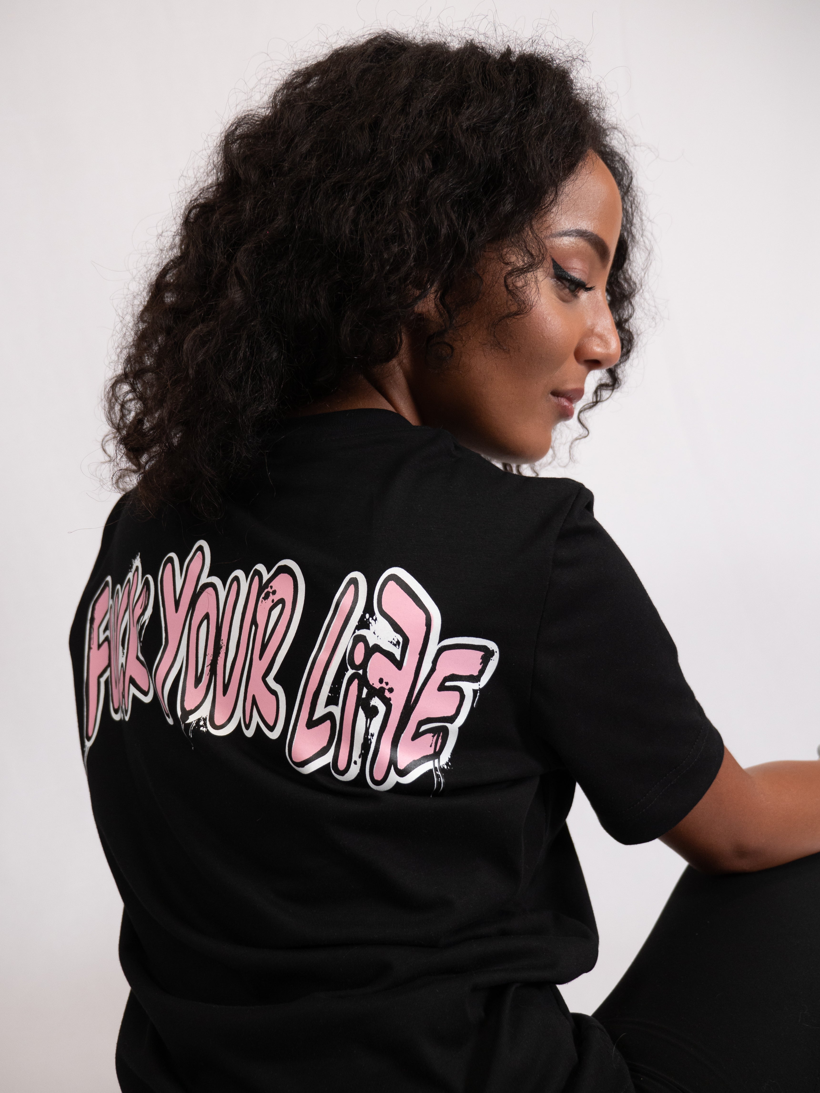 Schwarzes Damen-T-Shirt Art. TS001201