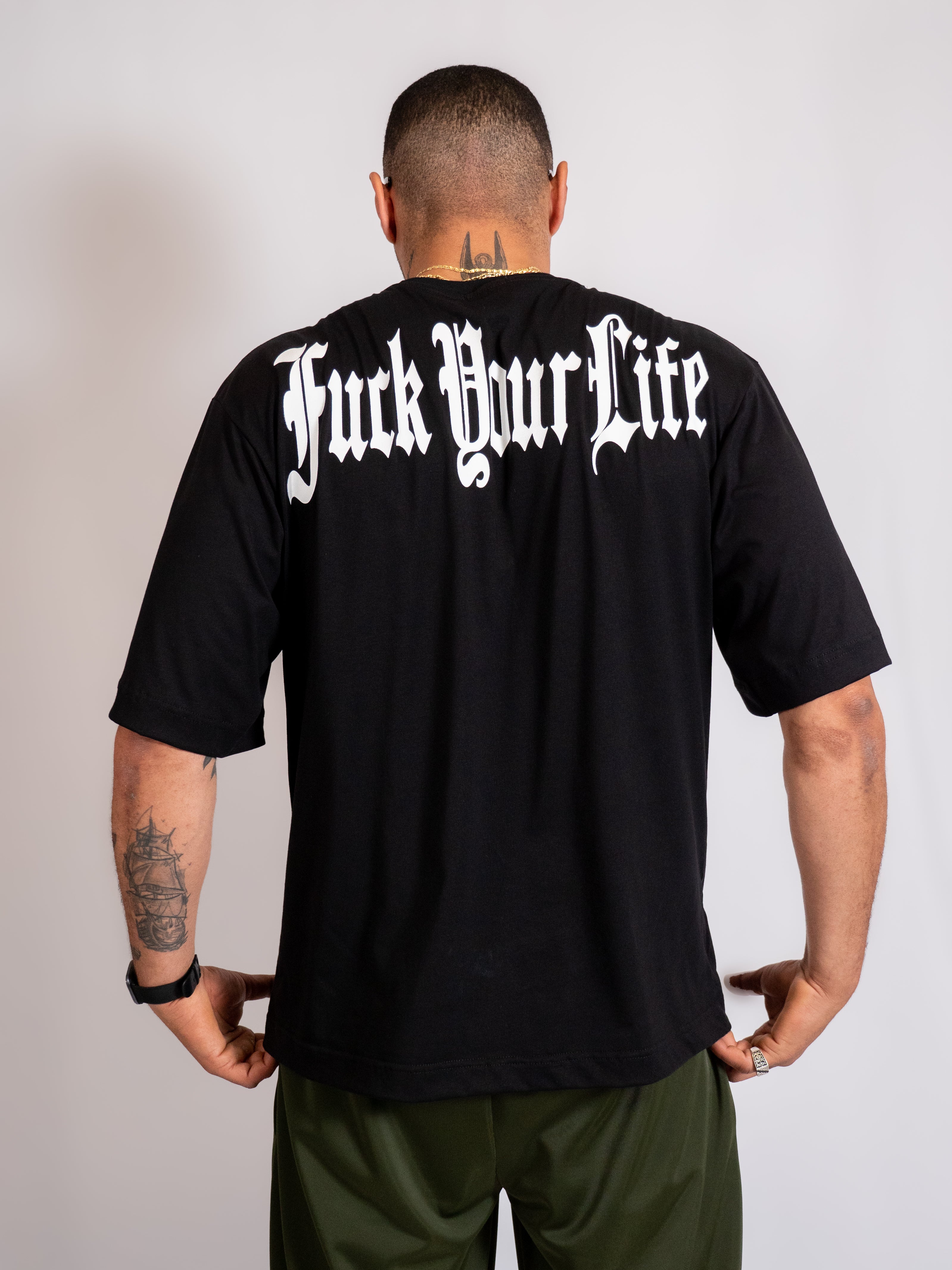 T-shirt in Cotone Nero