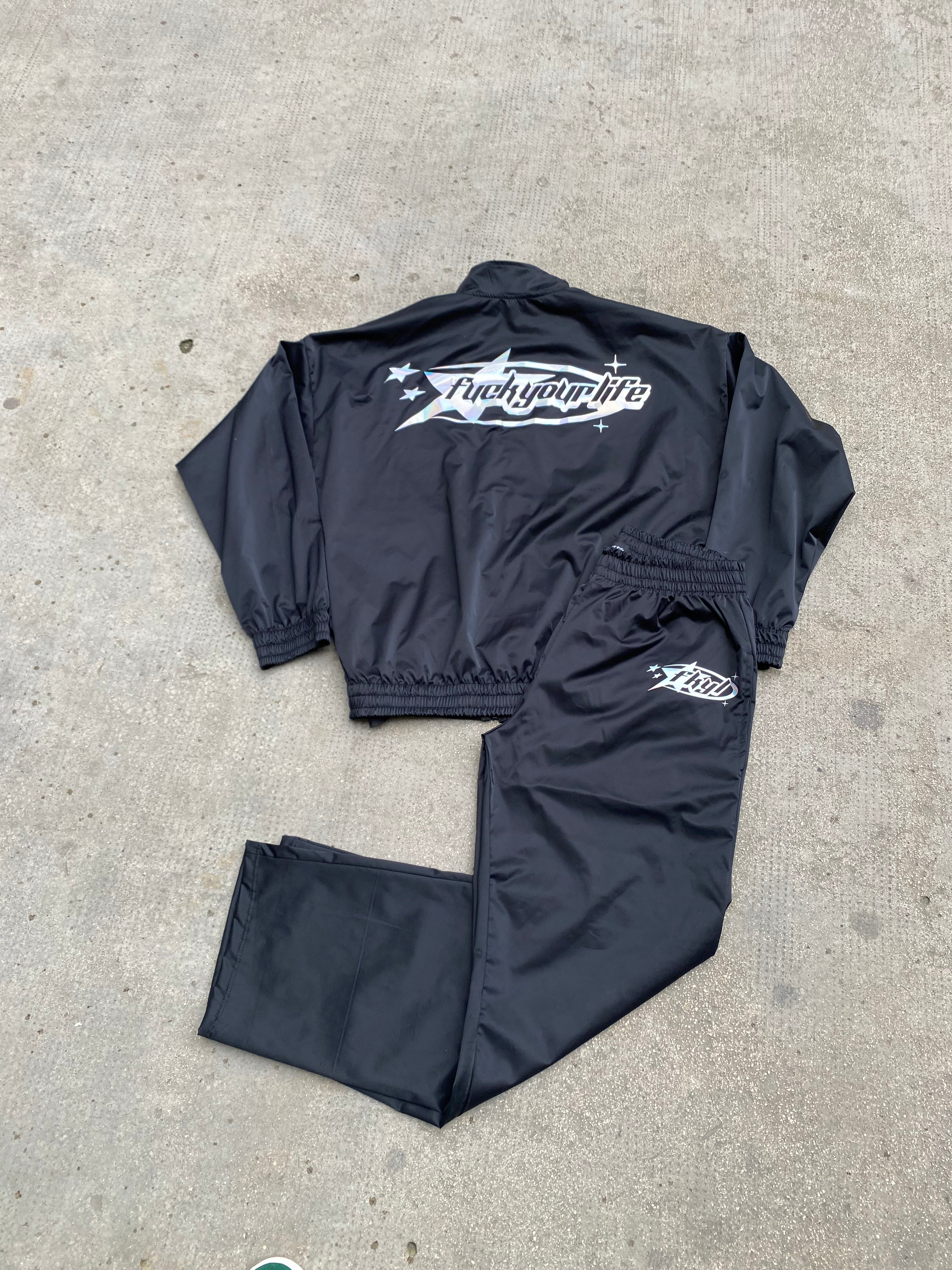 Tuta Tech Black Reflective