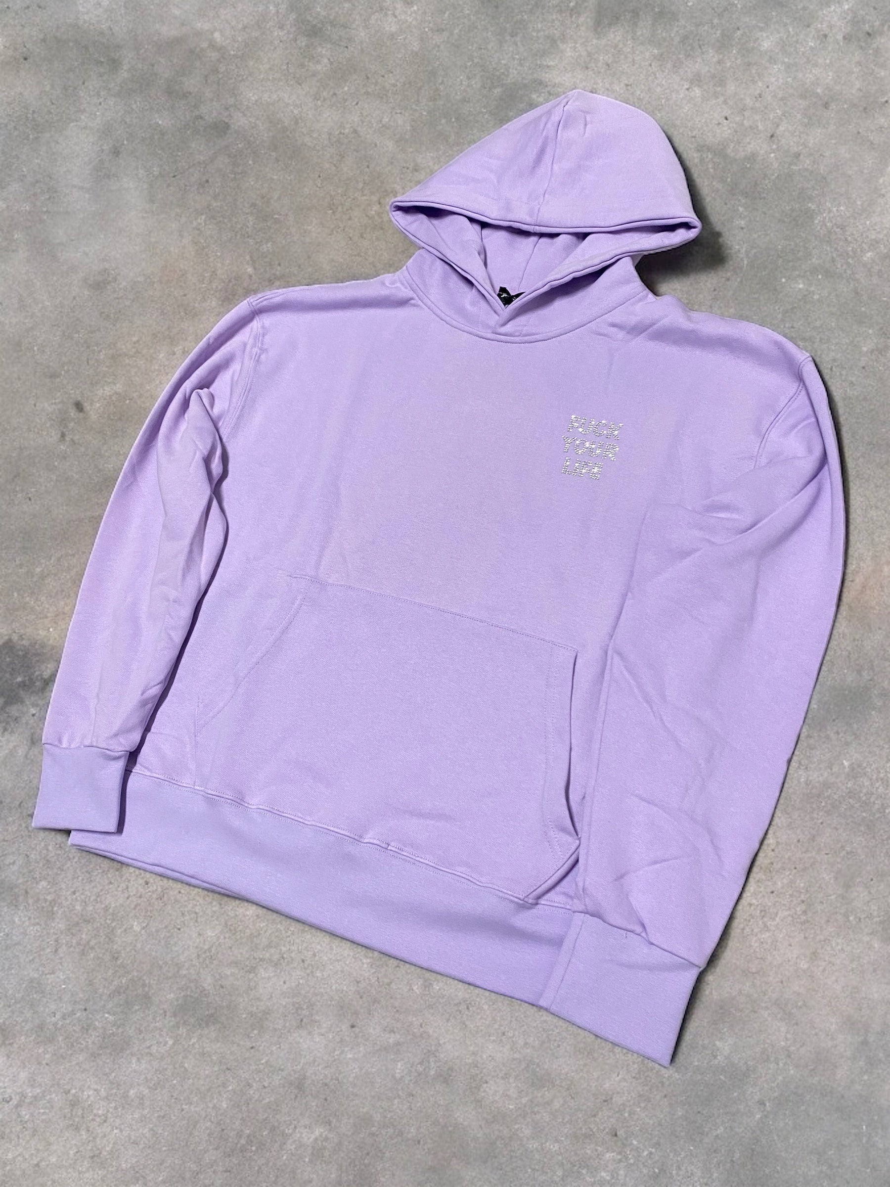 Hoodie Limited Edition Lilla Strass FYL - 002101