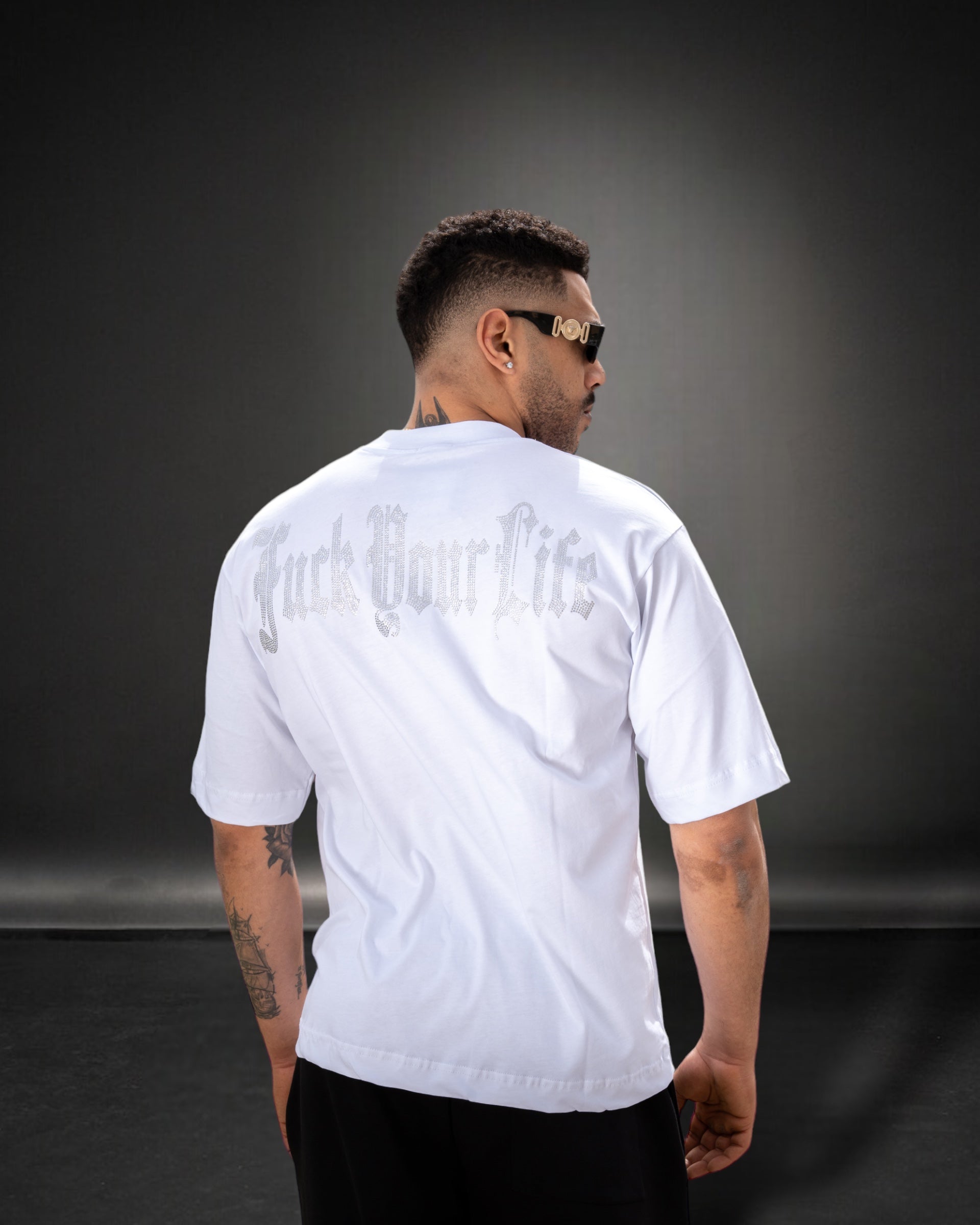 T-shirt en coton blanc