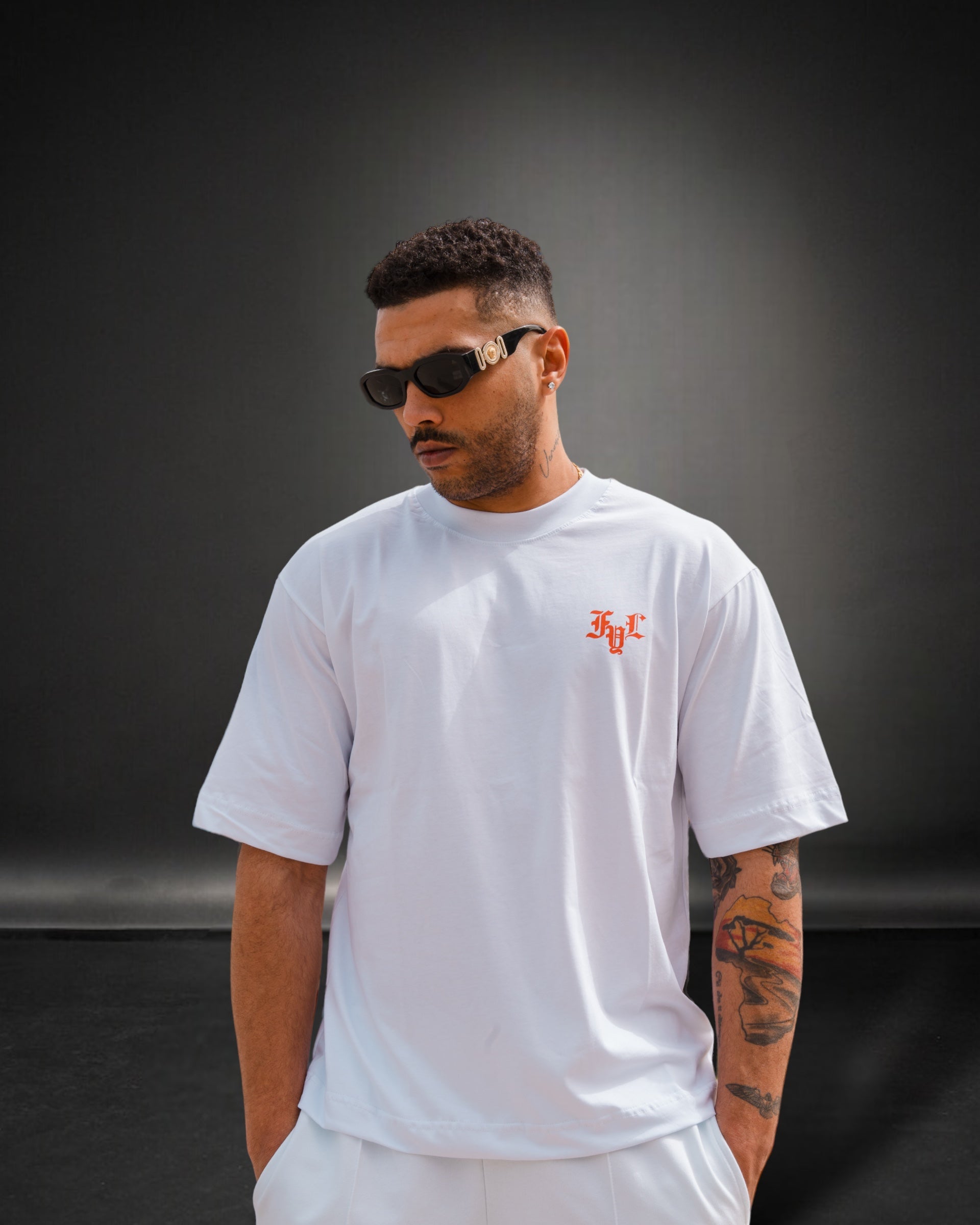 T-shirt en coton blanc