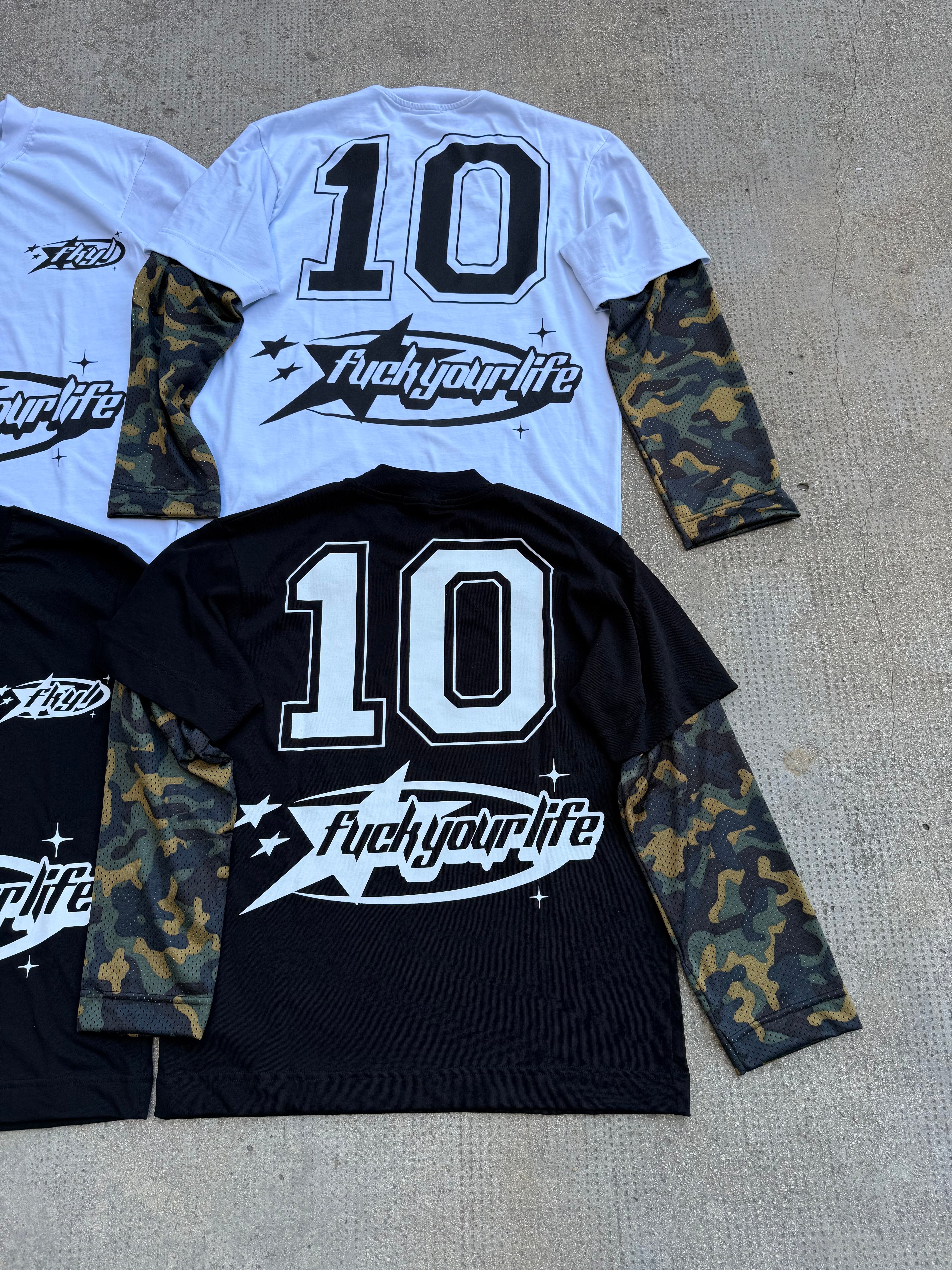 Longe Sleeve Military White