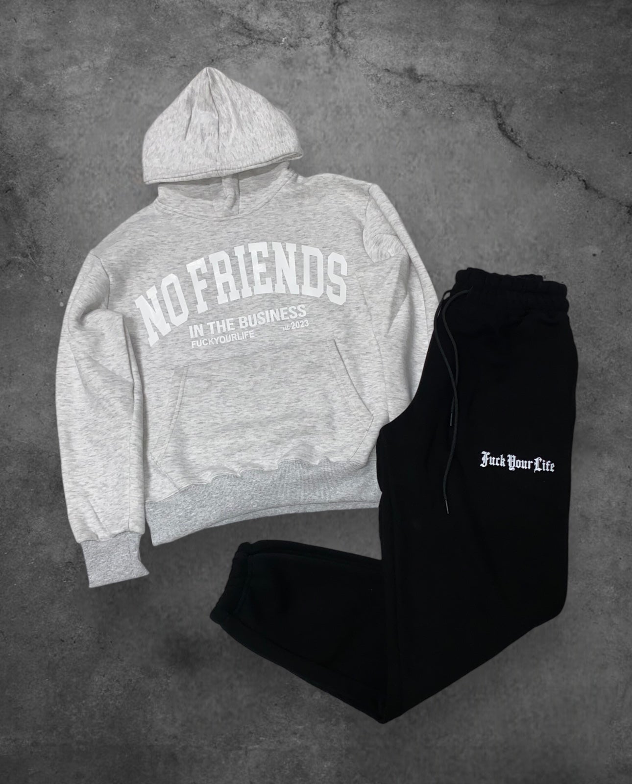 Completo NO FRIENDS FYL Grigio