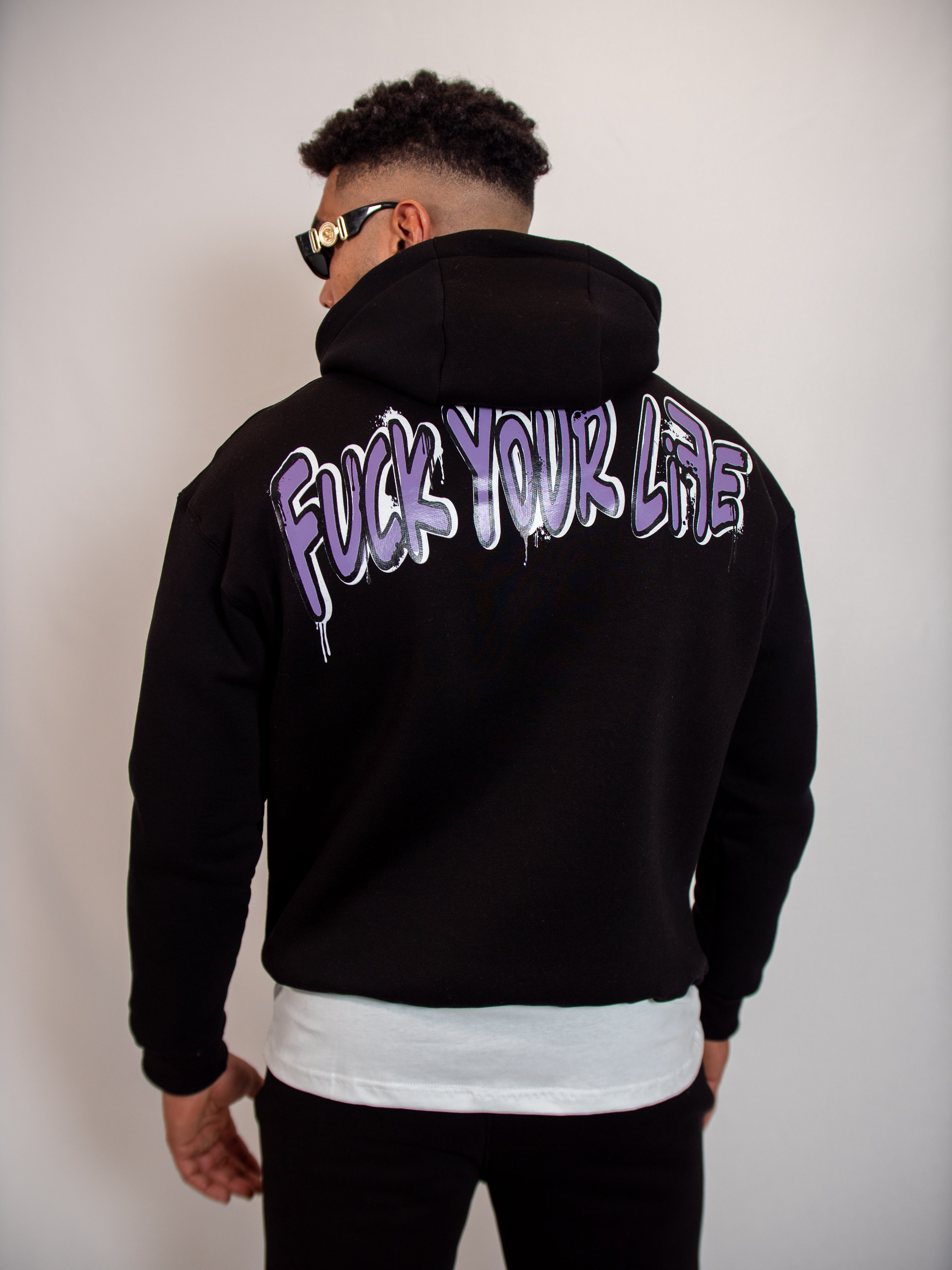 Felpa Hoodie Nera FP002202