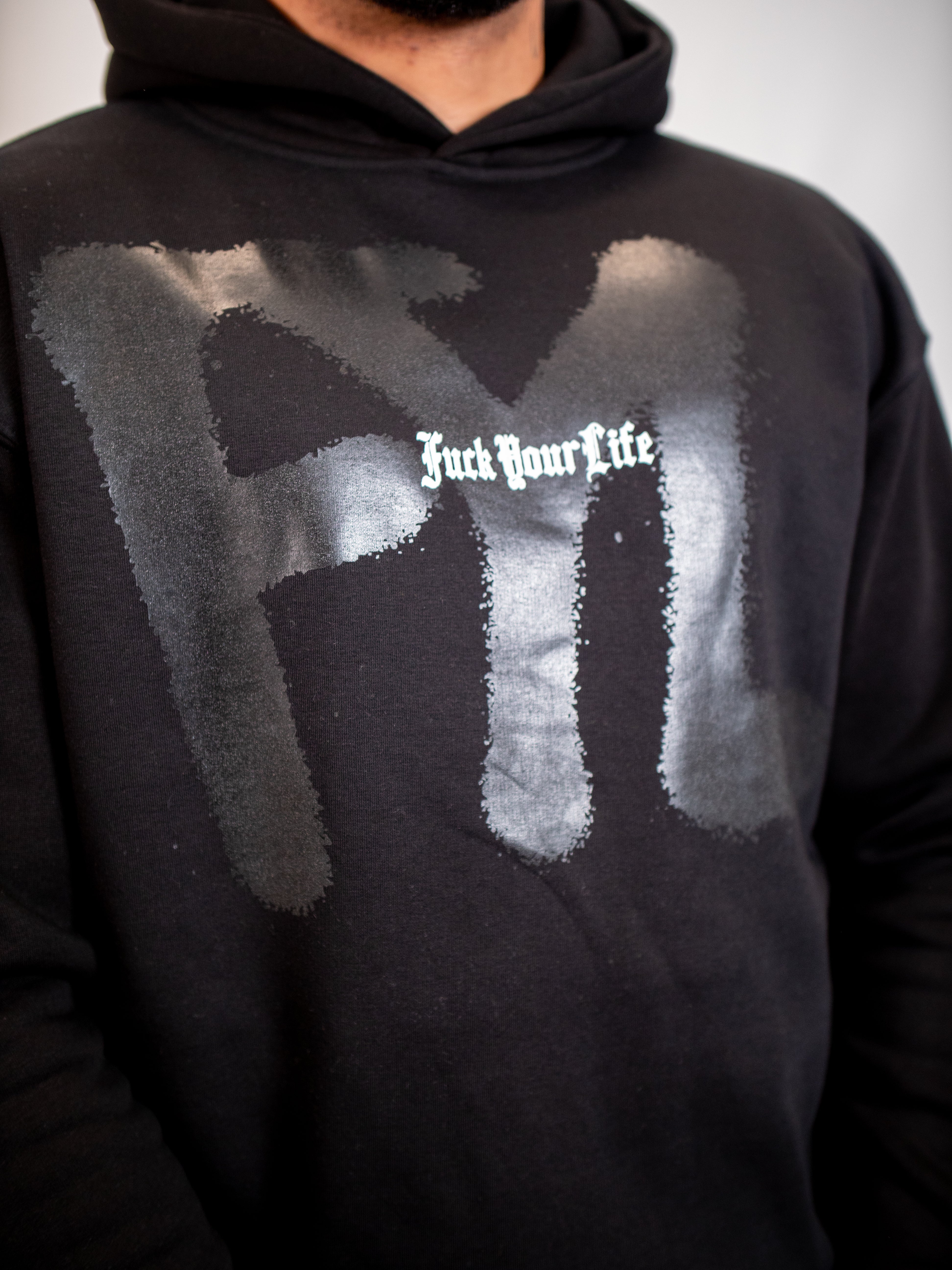Felpa Hoodie Nera FP002204