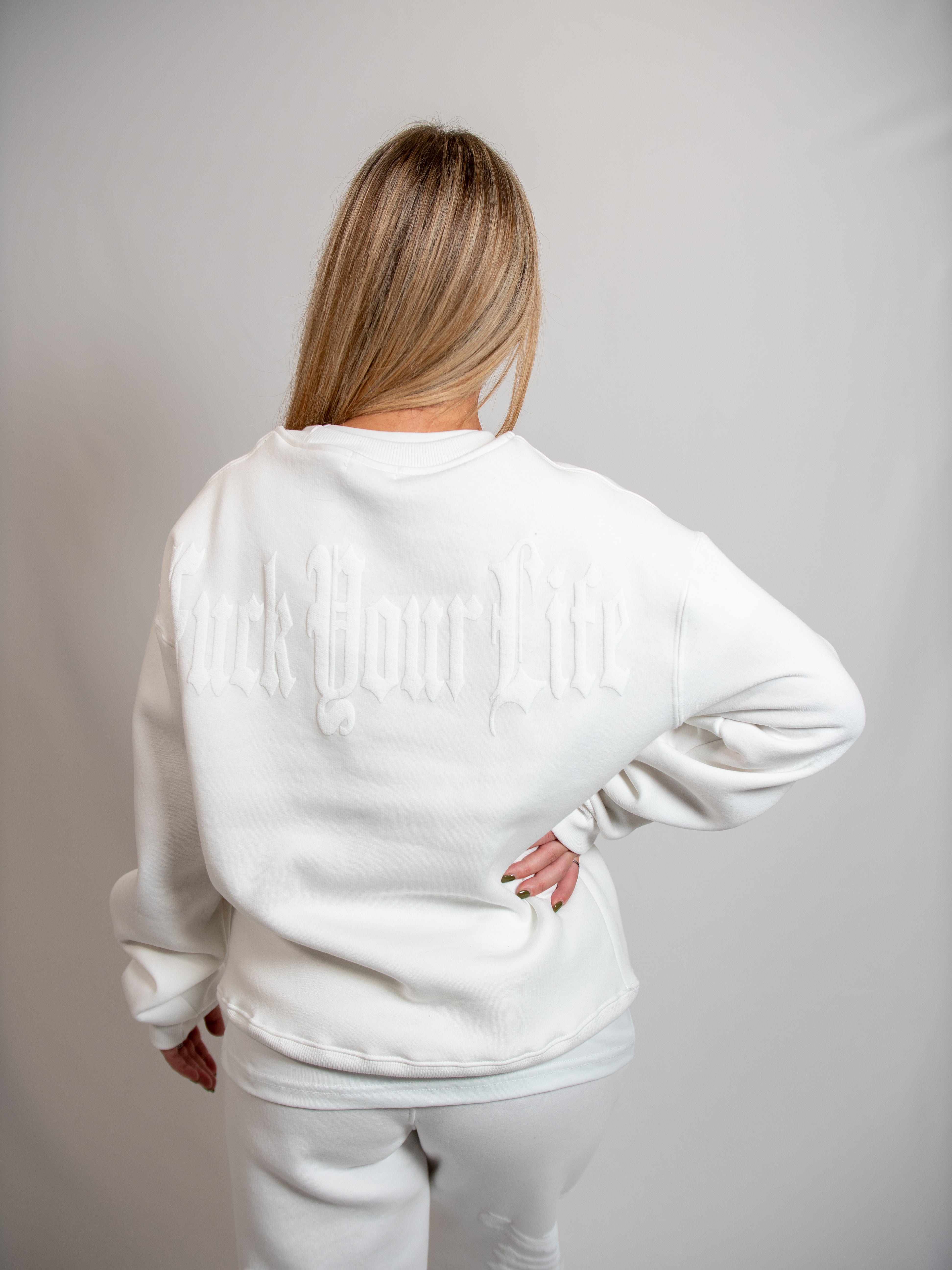 Felpa Bianca Donna FP002207