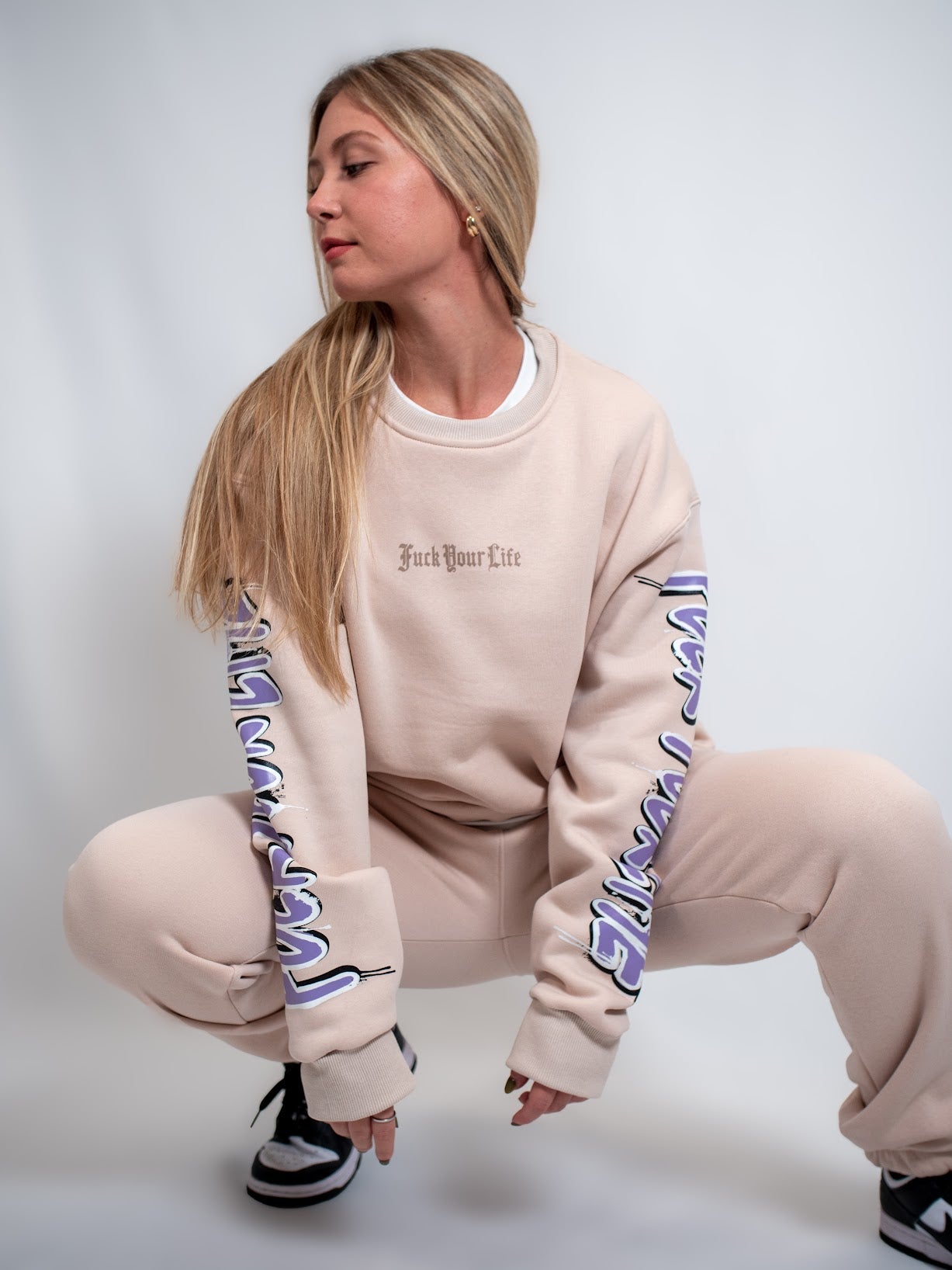 Felpa Crema donna FP002208