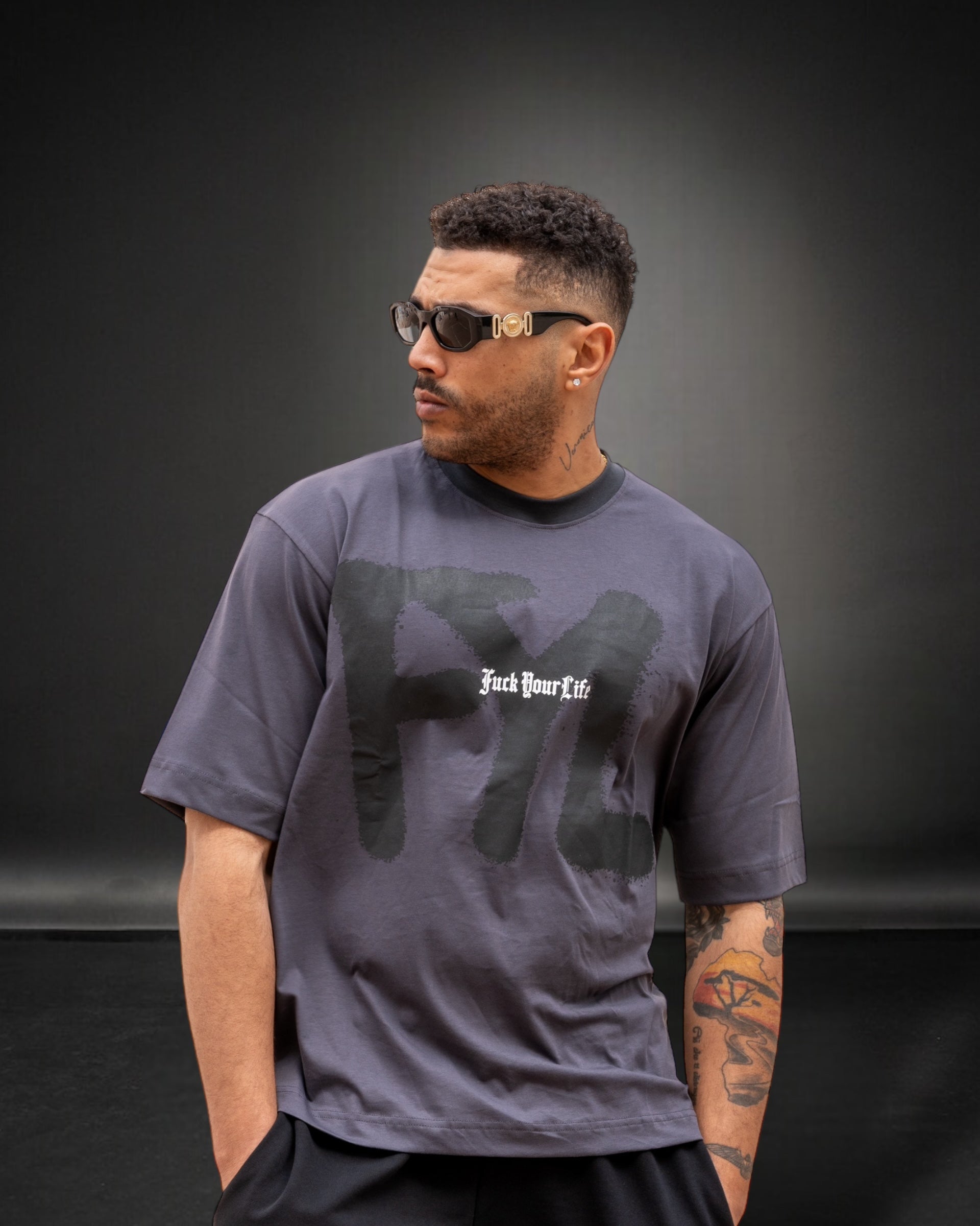 T-shirt Spray Piombo - 001210