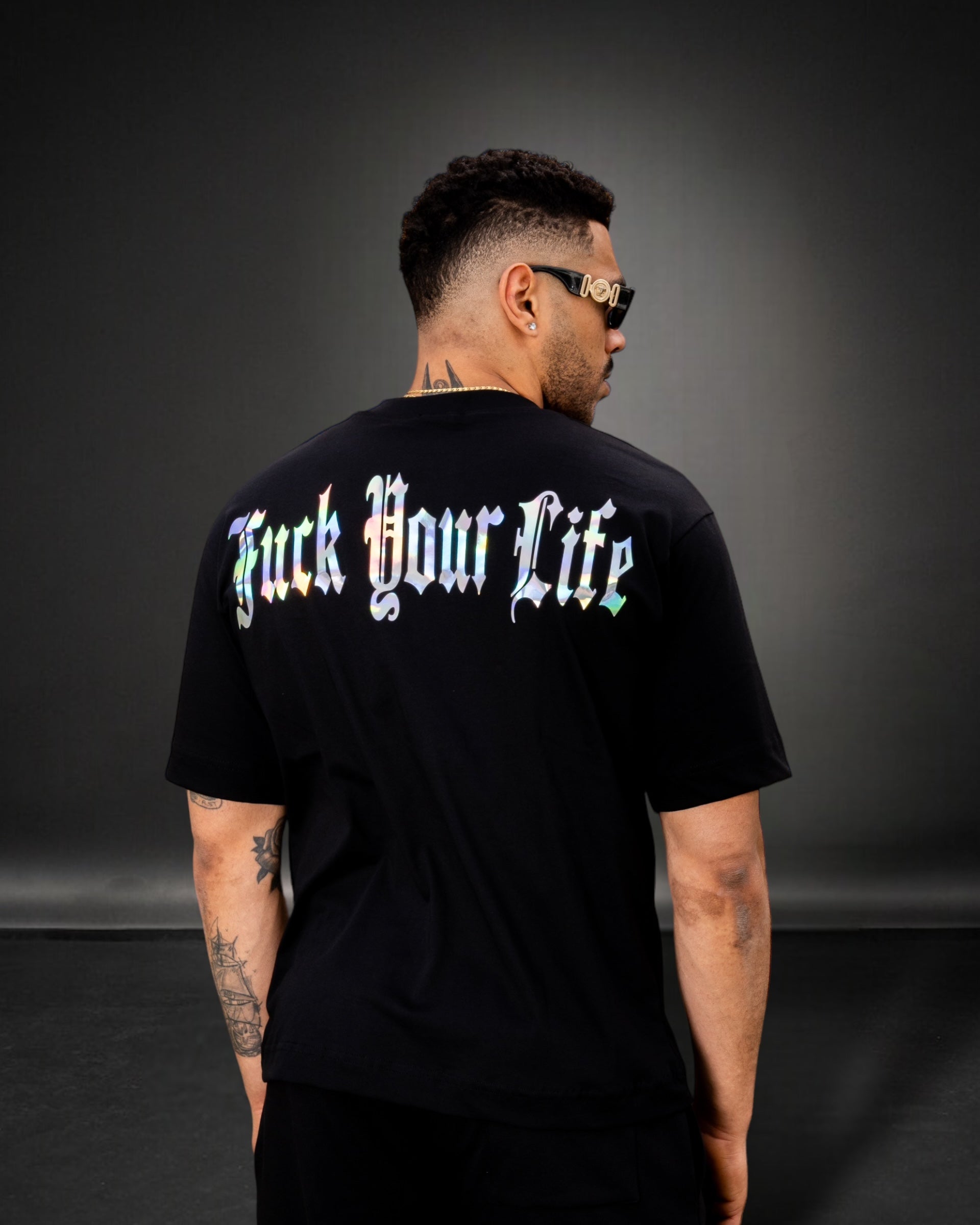 T-shirt Ologramma Reflective Black - Limited Edition