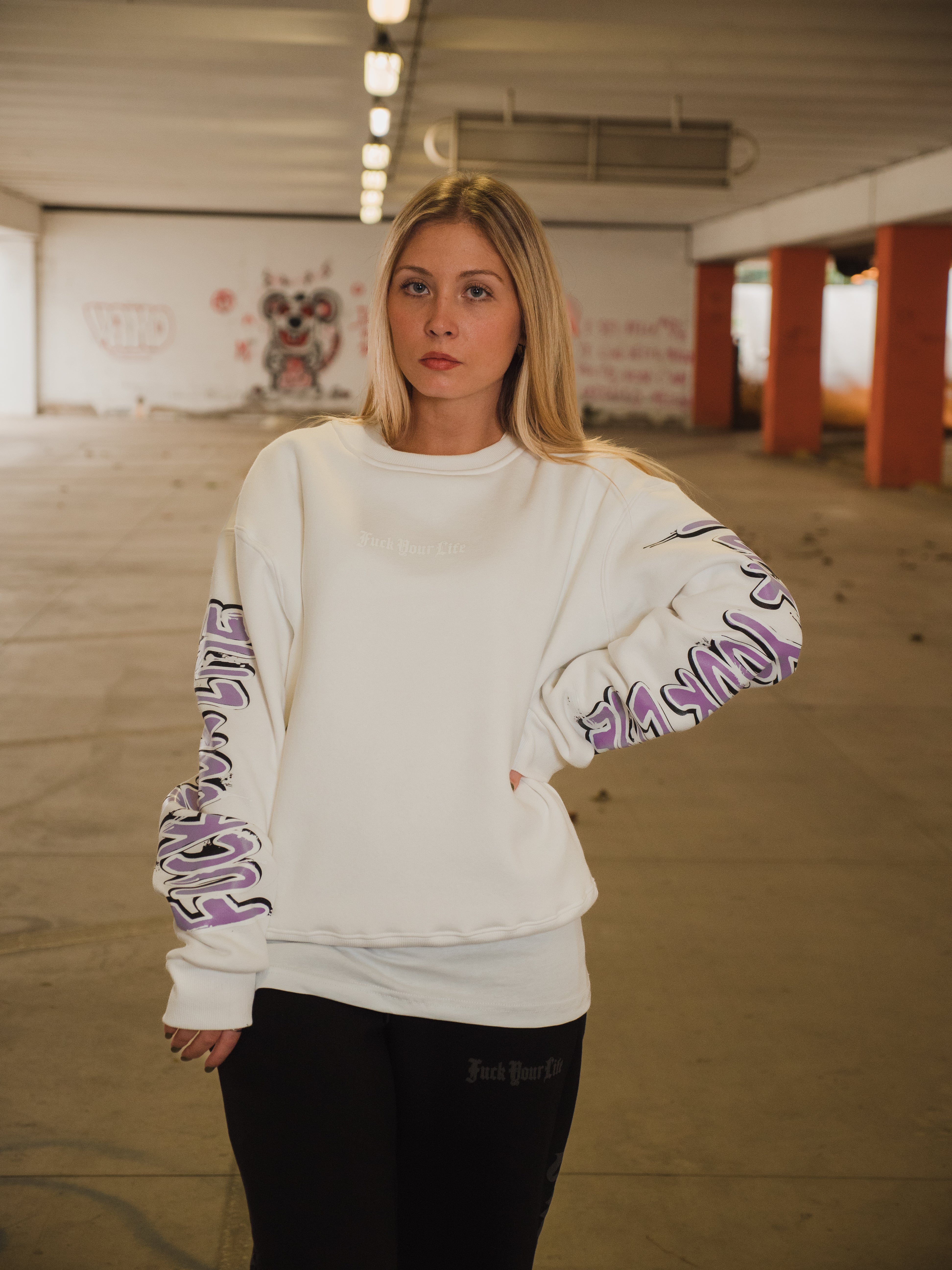 Felpa Bianca donna FP002208