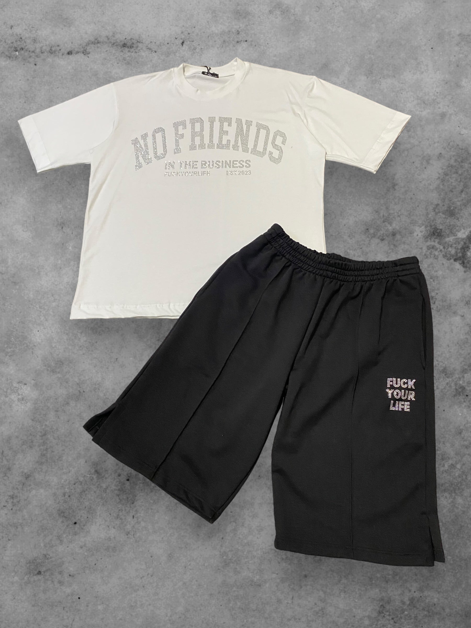 Completo Strass No Friends White