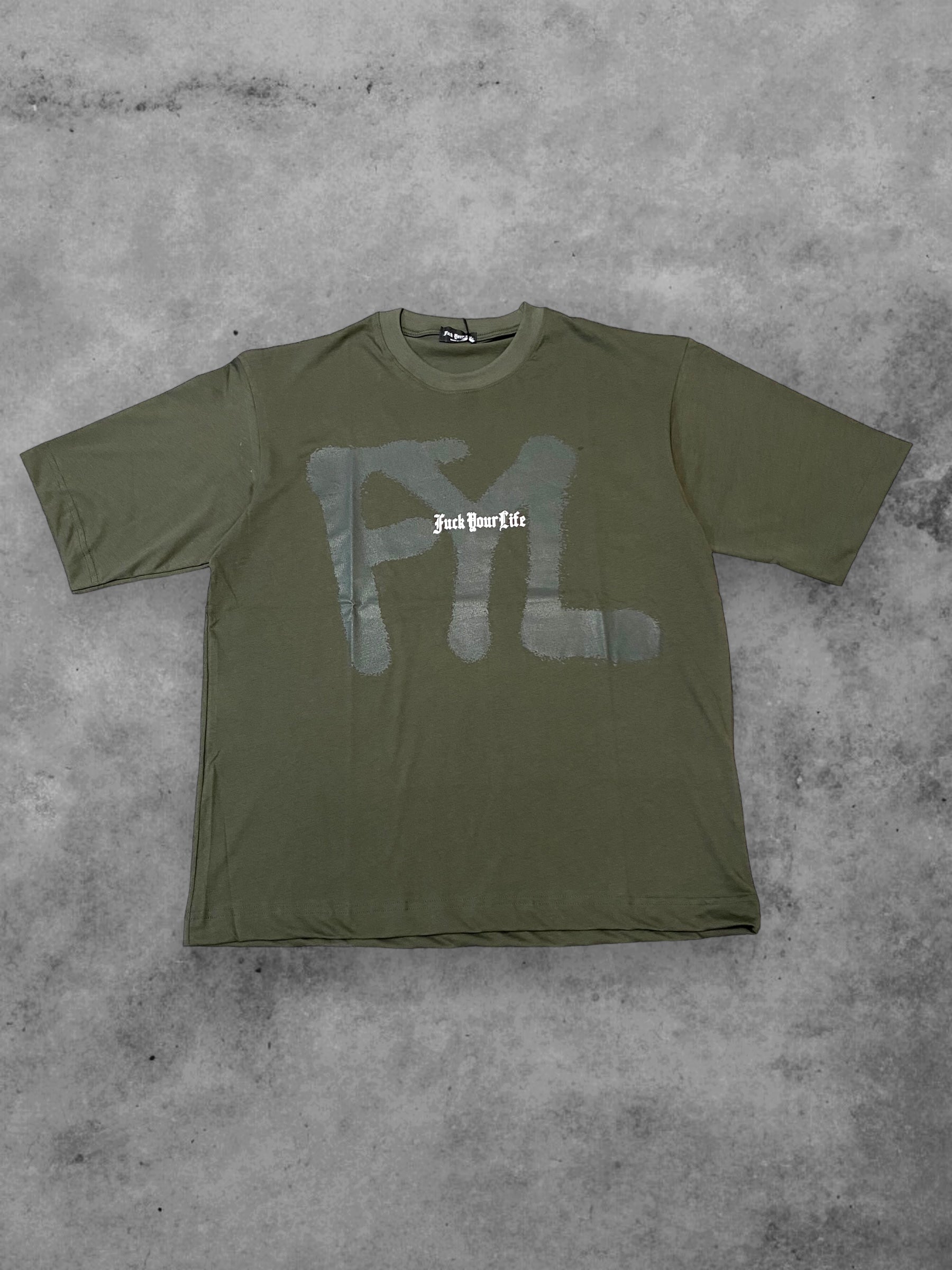 T-shirt Spray Verde Militare - 001210
