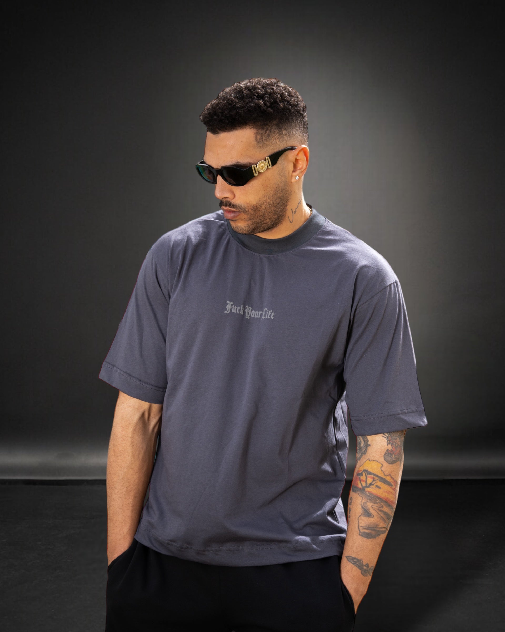 T-shirt Gommata Piombo - 001211