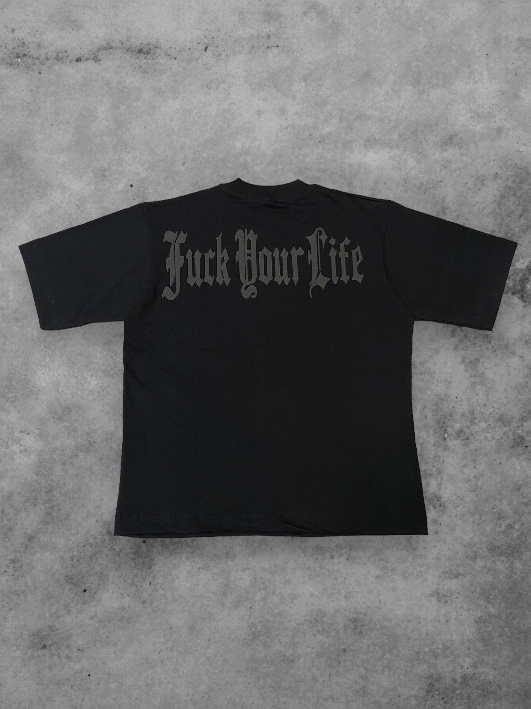 Schwarzes T-Shirt TS001211