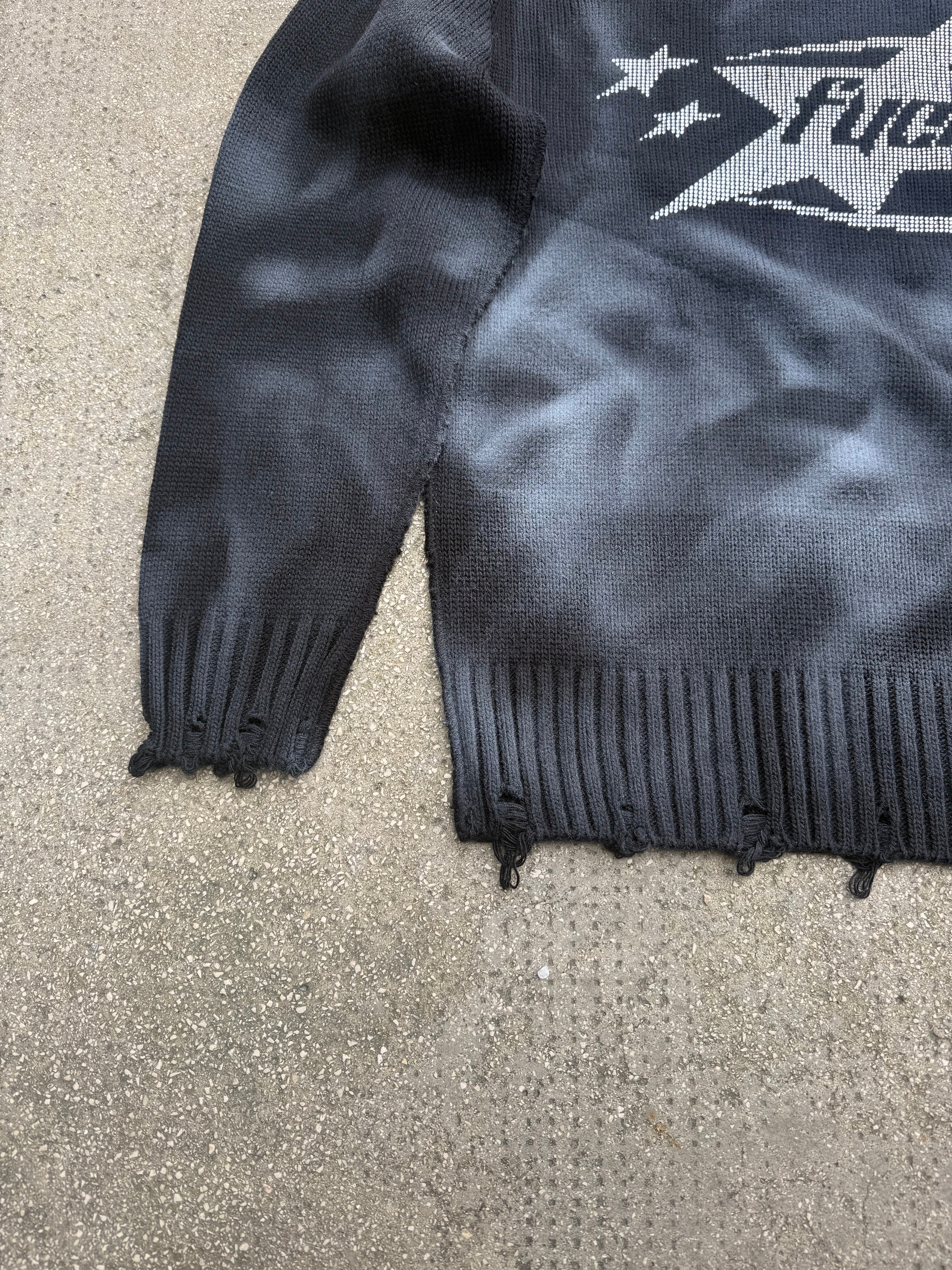 Maglione Sfumato Brillantini Black